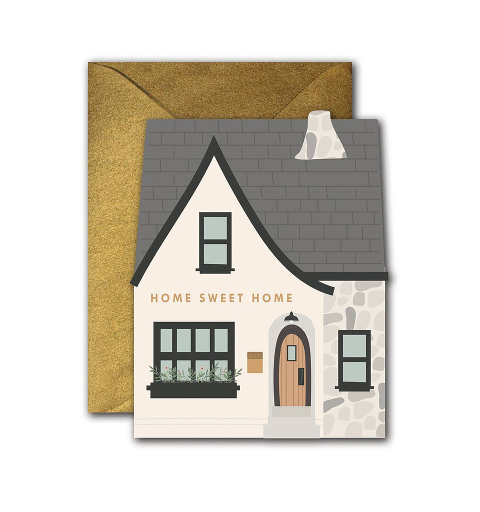 HOME SWEET HOME DIE-CUT CARD