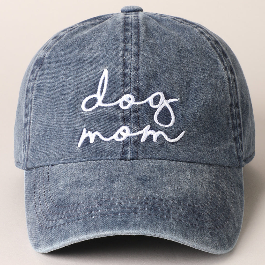 DOG MOM BASEBALL CAP - NAVY