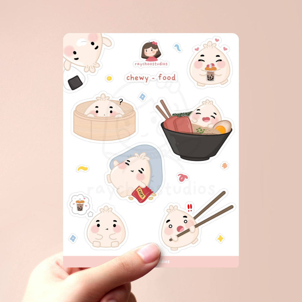 CHEWY X FOOD STICKER SHEET - 1