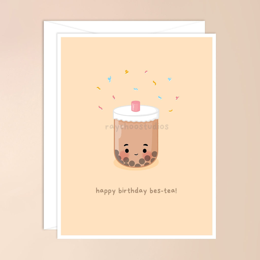 HAPPY BIRTHDAY BES-TEA CARD - 1