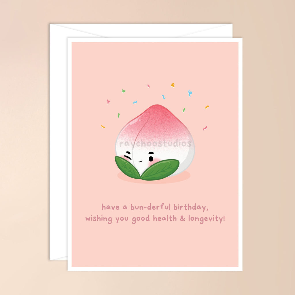 HAVE A BUN-DERFUL BIRTHDAY, WISHING YOU GOOD HEALTH & LONGEVITY CARD - 1
