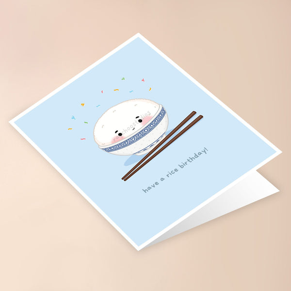 HAVE A RICE BIRTHDAY CARD - 1