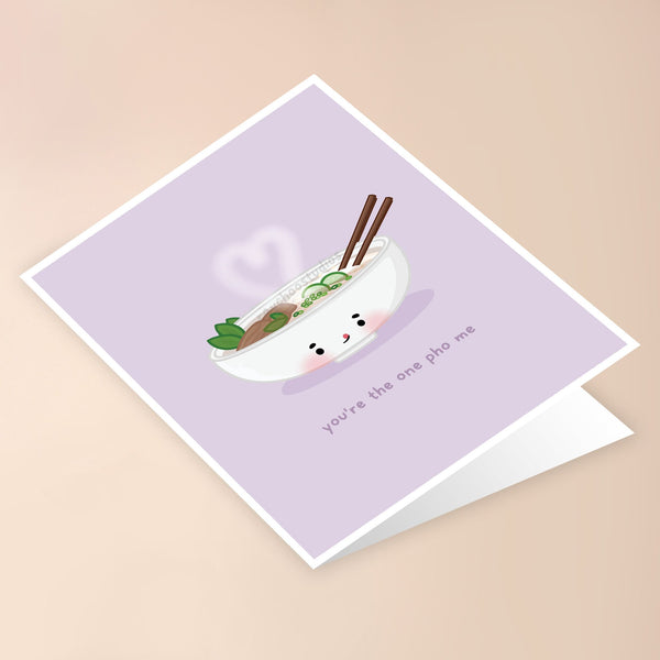 YOU'RE THE ONE PHO ME GREETING CARD - 2