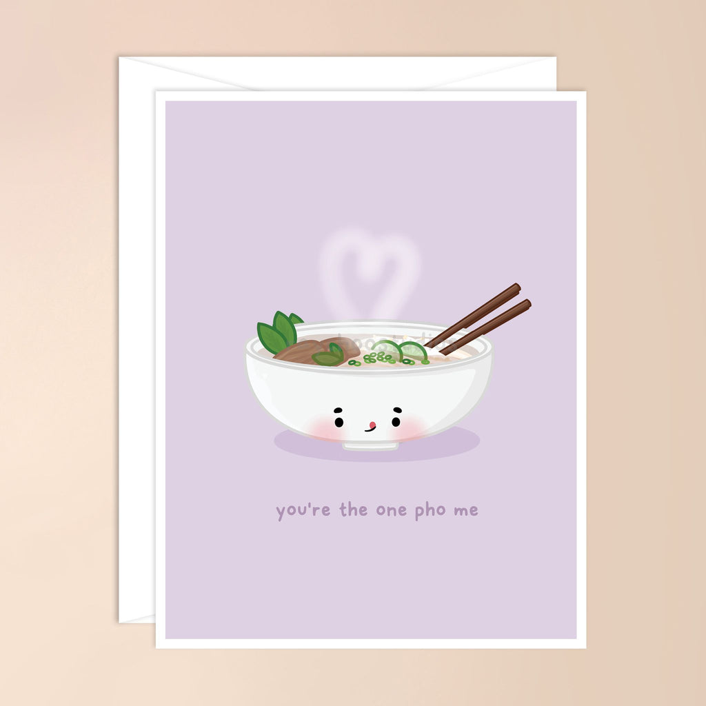 YOU'RE THE ONE PHO ME GREETING CARD - 1