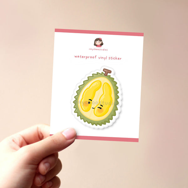 DURIAN HALF VINYL STICKER - 2