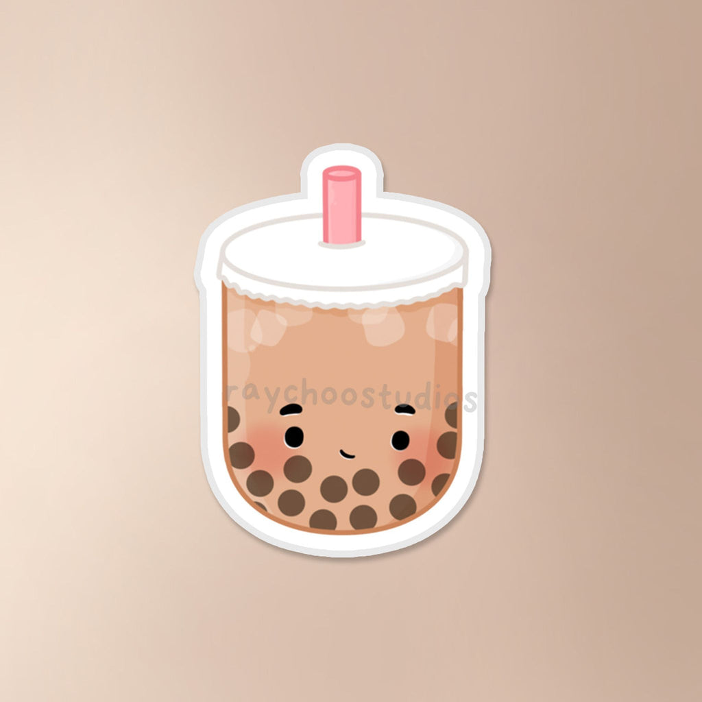 MILK TEA BOBA VINYL STICKER - 1