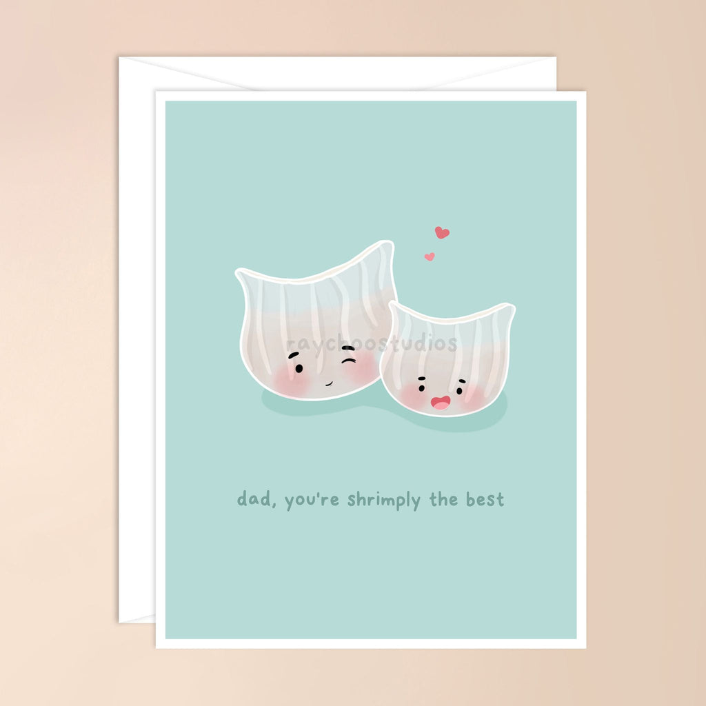 DAD, YOU'RE SHRIMPLY THE BEST GREETING CARD - 1