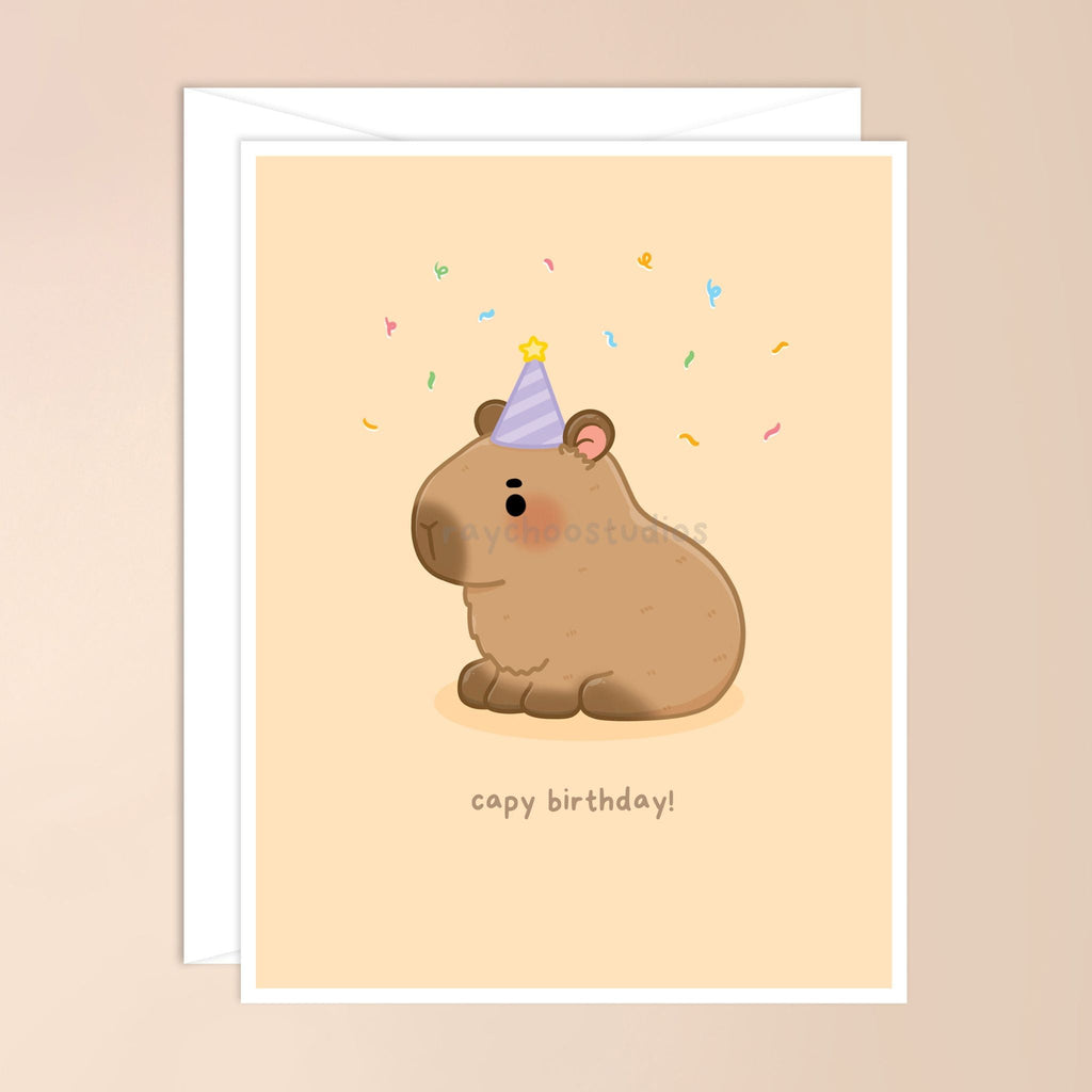 CAPY BIRTHDAY CARD - 1