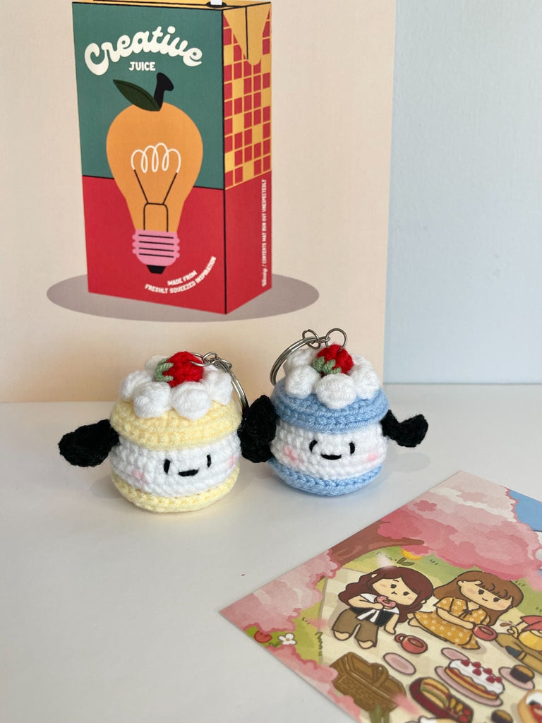 Keychain - Pochacco cake - 1