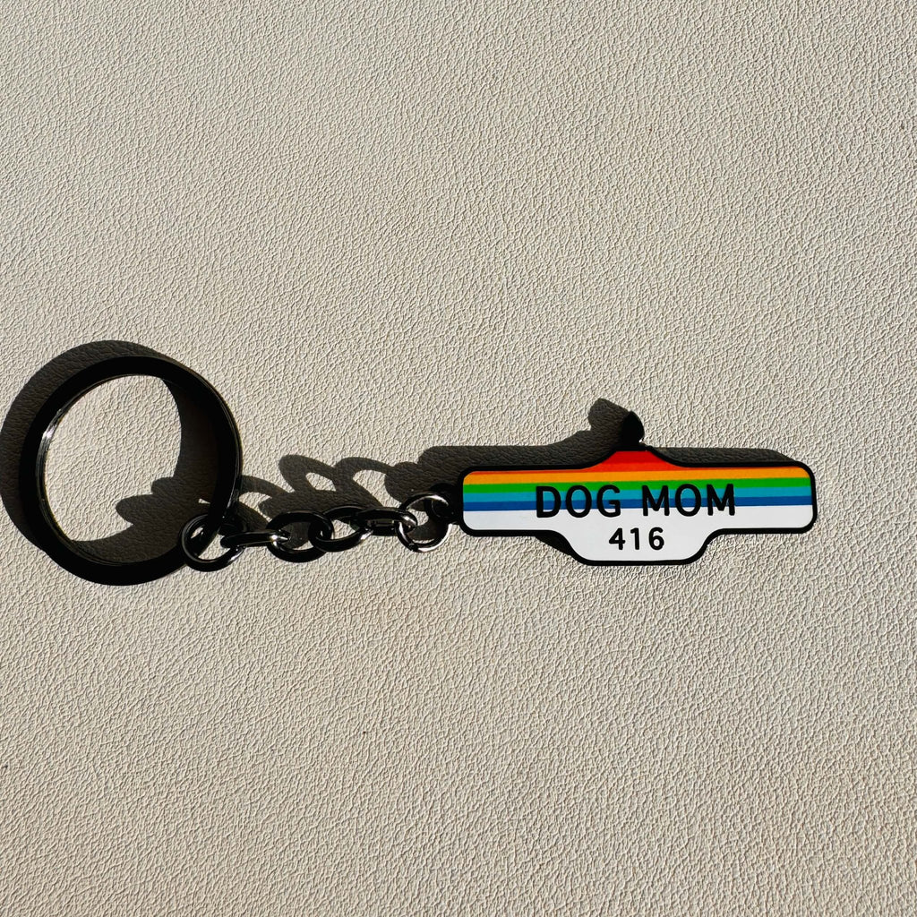 Key Chain Pride Toronto Dog Mom Street Sign - 1