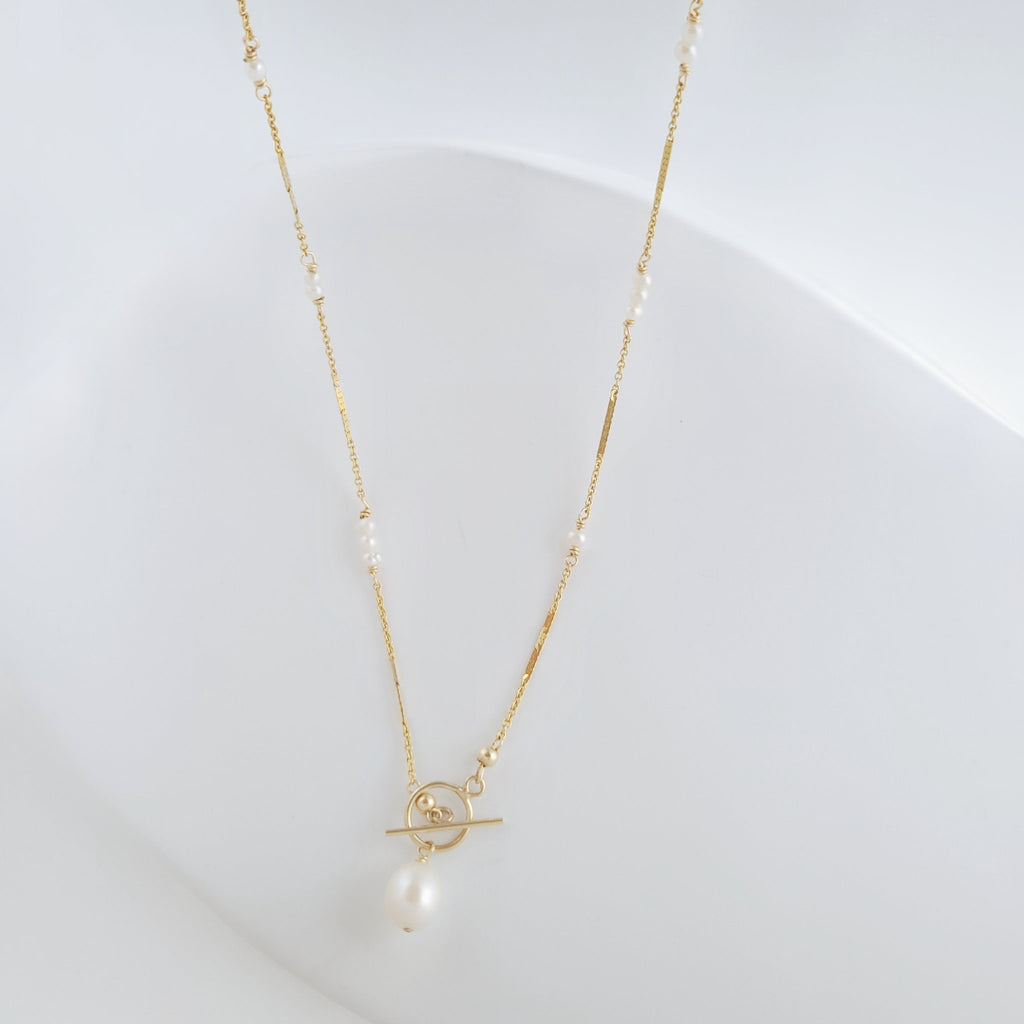 OT bar chain necklace - 2