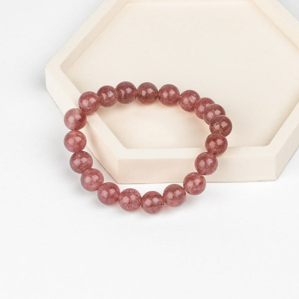 STRAWBERRY QUARTZ BRACELET