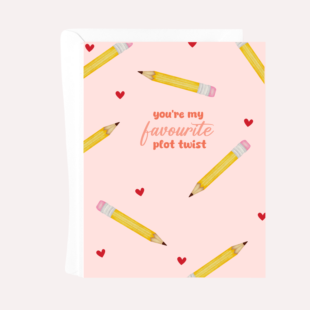 YOU'RE MY FAVOURITE PLOT TWIST CARD