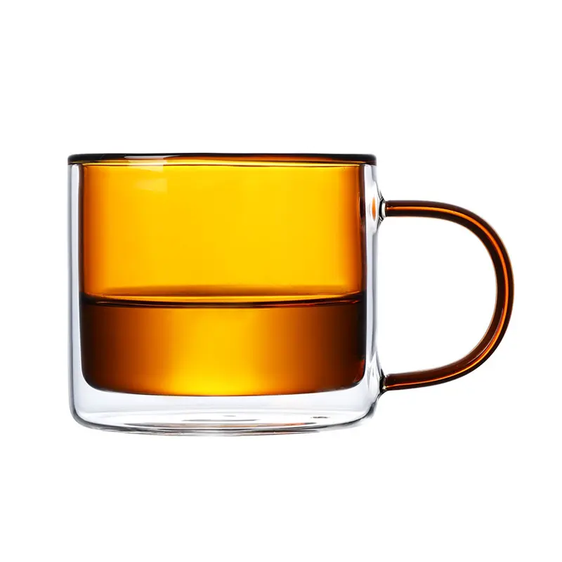 DOUBLE WALL GLASS MUG