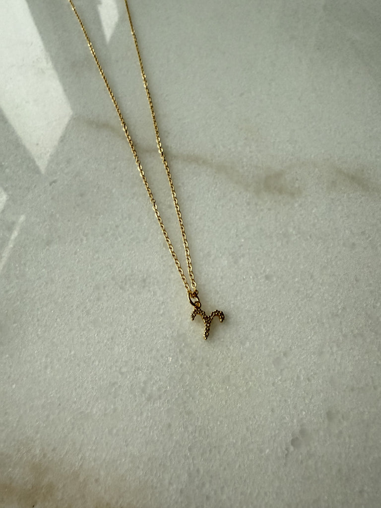 GOLD PLATED ON BRASS HOROSCOPE NECKLACE