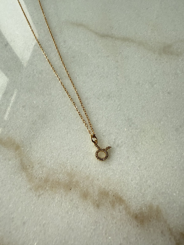 GOLD PLATED ON BRASS HOROSCOPE NECKLACE