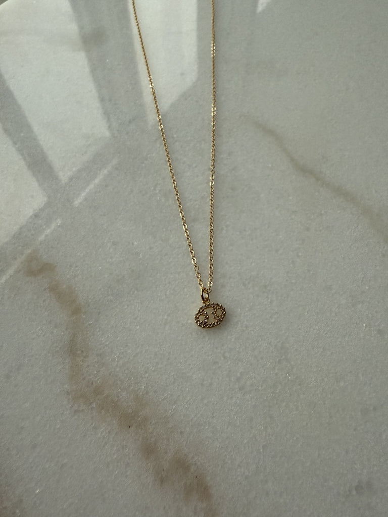 GOLD PLATED ON BRASS HOROSCOPE NECKLACE