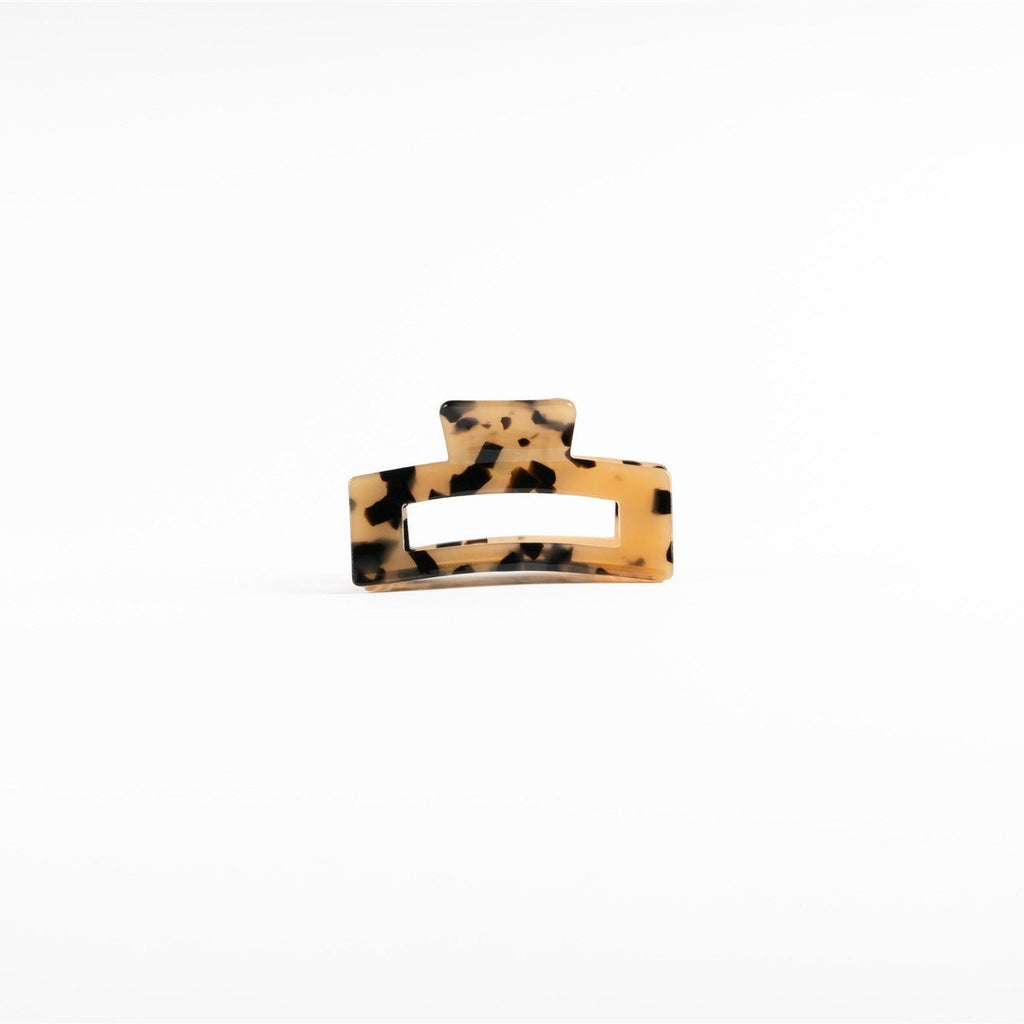 MEDIUM ACETATE CLAW CLIP - LIGHT TORTOISE