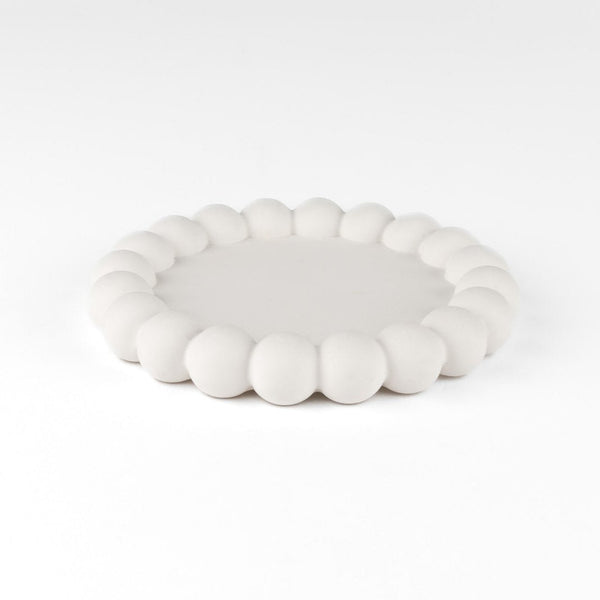 CIRCLE JESMONITE TRAY