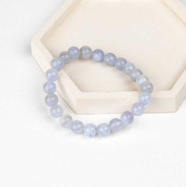 BLUE LACE AGATE BRACELET