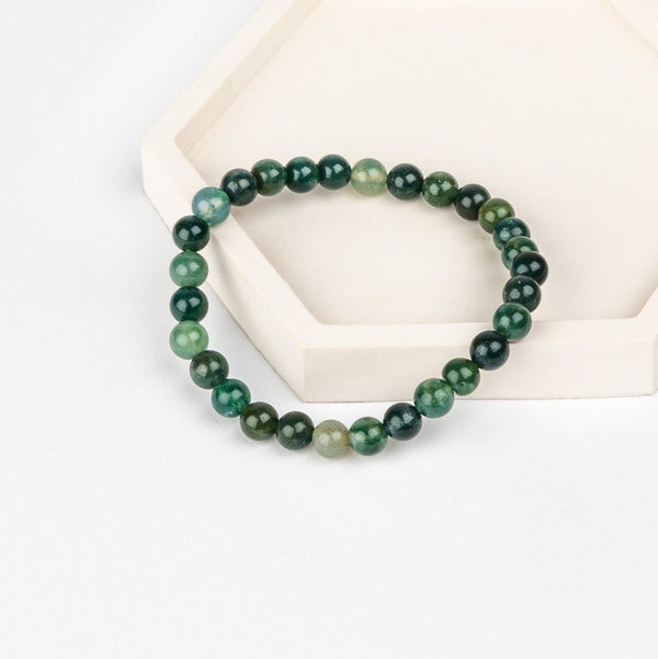 MOSS AGATE BRACELET