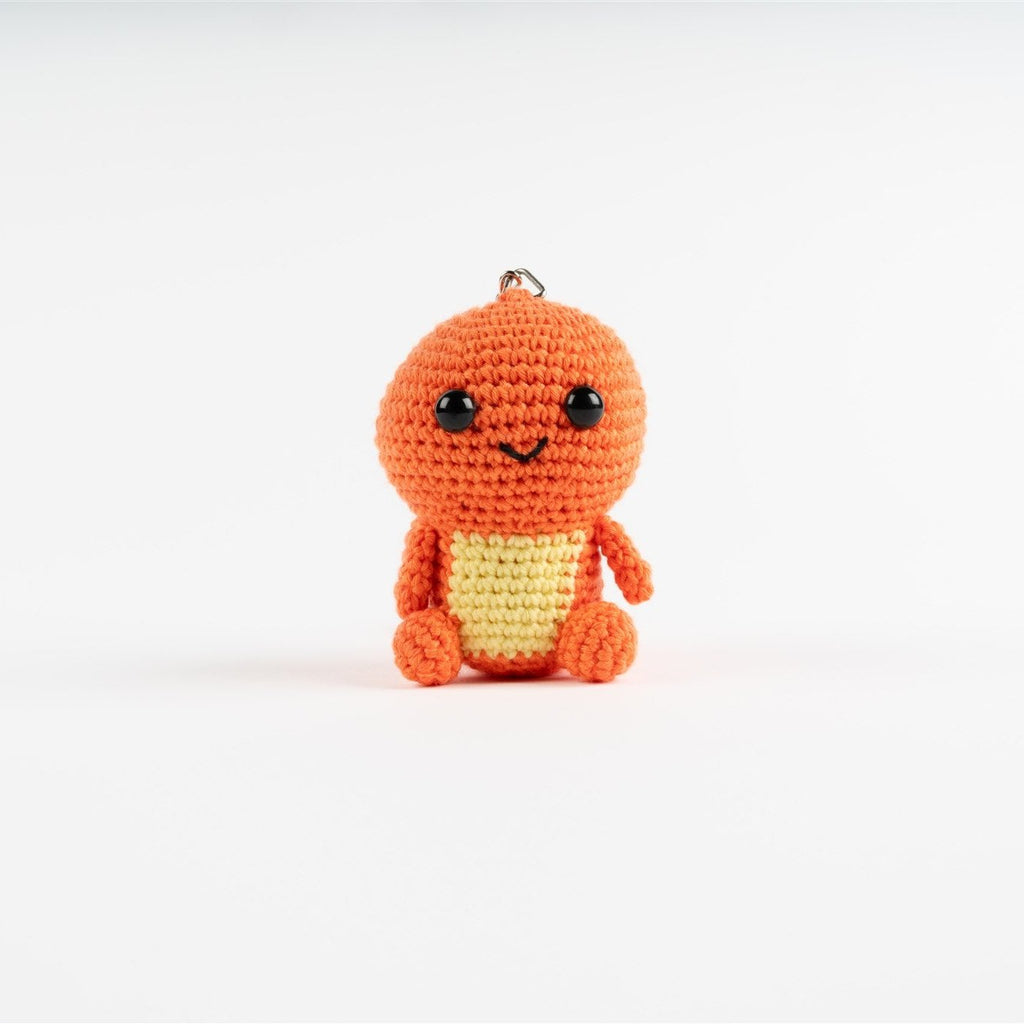 CROCHET CHARMANDER KEYCHAIN