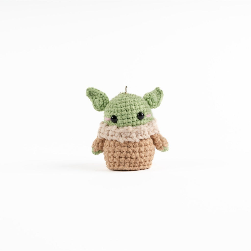 CROCHET YODA KEYCHAIN