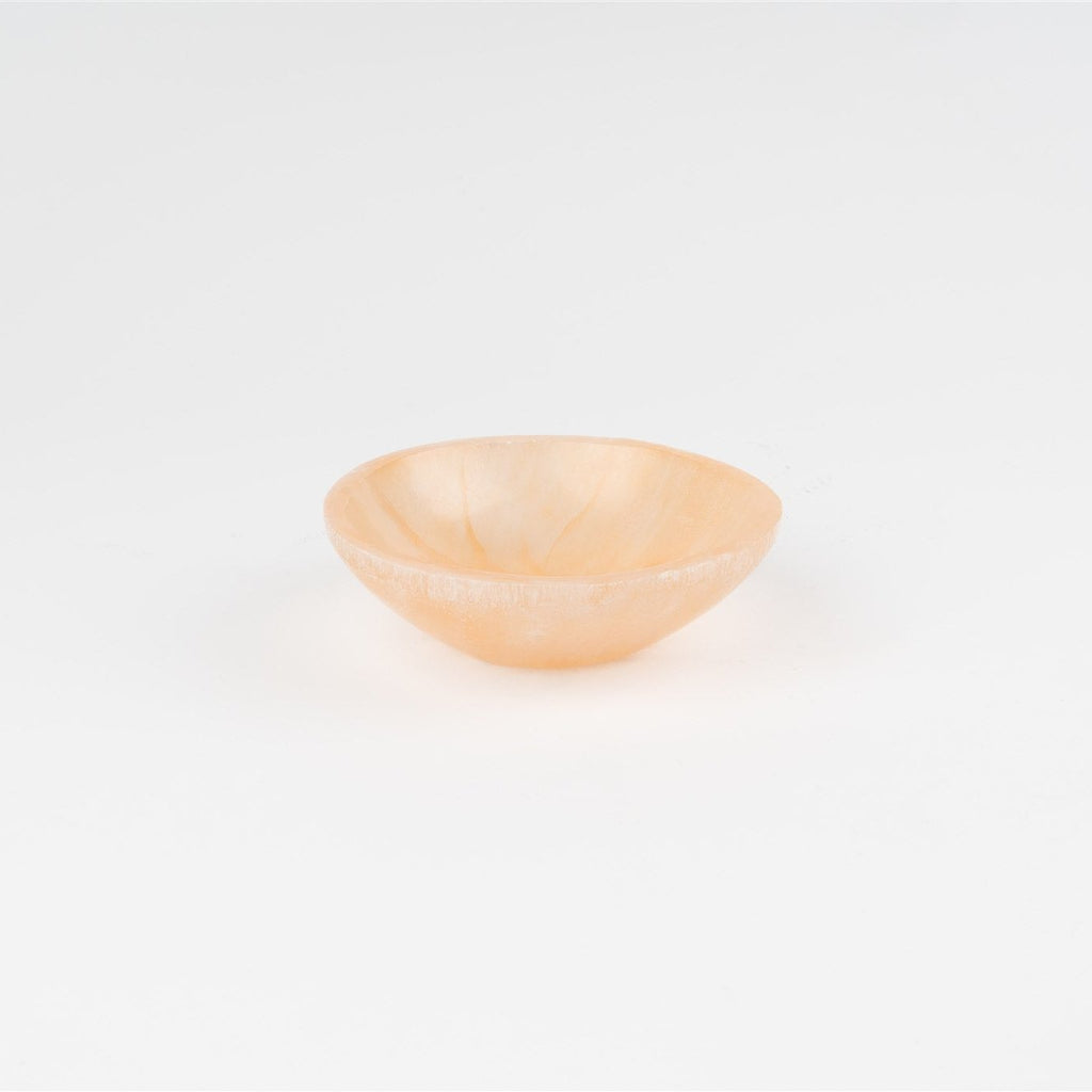 SELENITE BOWL - PEACH