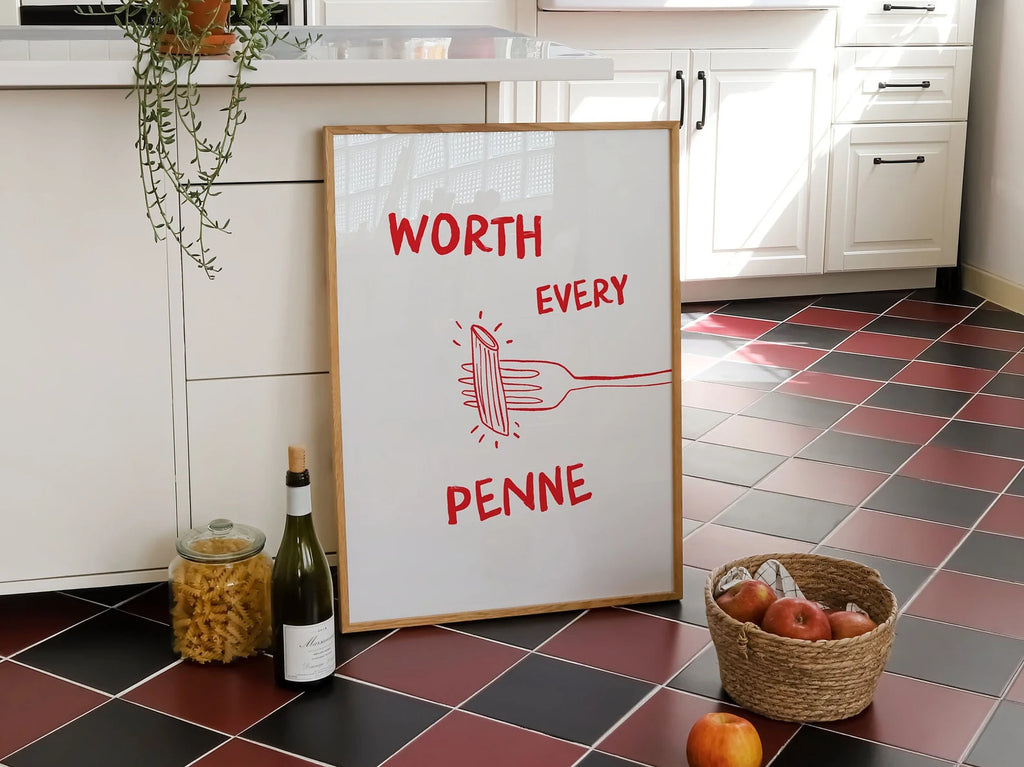 WORTH EVERY PENNE PRINT